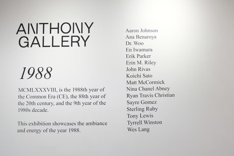 イージー・オタバーが主宰するエキシビション”1988”がシカゴで開催 easy otabor group exhibition anthony gallery erik parker tyrrell winston sterling ruby en iwamura artworks paintings sculptures