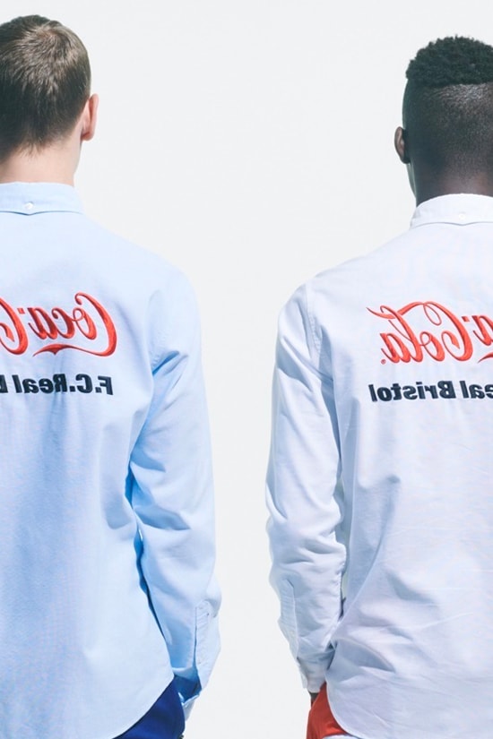 FCRB × コカ･コーラによる最新コラボコレクションがローンチ Coca Cola F C Real Bristol 2020 spring summer Capsule collection sophnet soph japanese designers streetwear star spangled red white blue monochromatic jackets shorts hoodies
