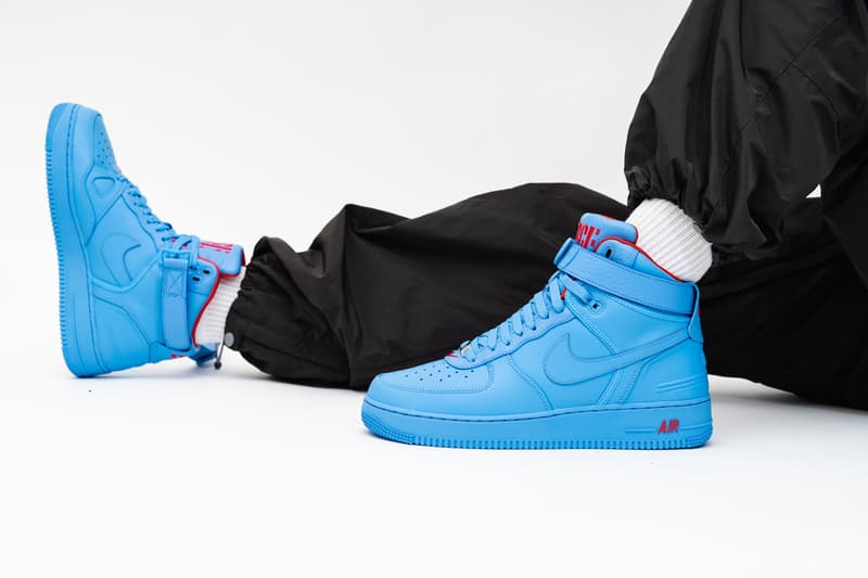 ナイキ エアフォース1 Just Don × Nike よりシカゴへのオマージュを捧げた Air Force 1 Hi "Chicago" が登場  just don c nike air force 1 2 3 hi high nba all star chicago university blue red cw3812 400 release date info photos price american express amex
