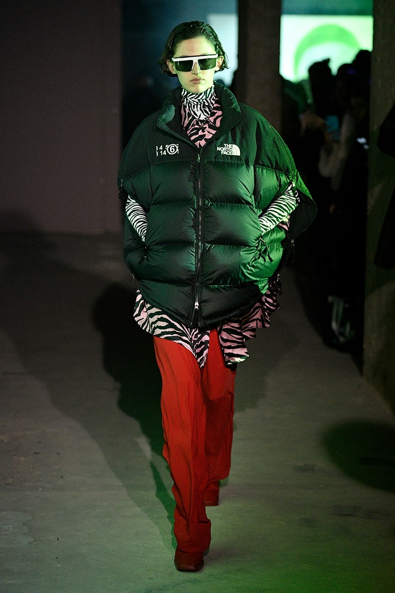 MM6 メゾン マルジェラ 2020年秋冬コレクション MM6 Maison Margiela x The North Face Fall/Winter 2020 London Fashion Week Show Runway Collection First Closer Look Release Information Menswear Outerwear High End Designer Collaboration Tailoring Womenswear