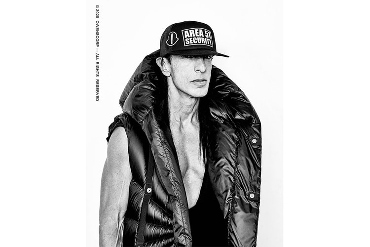 Moncler が Rick Owens とのコラボレーションを発表