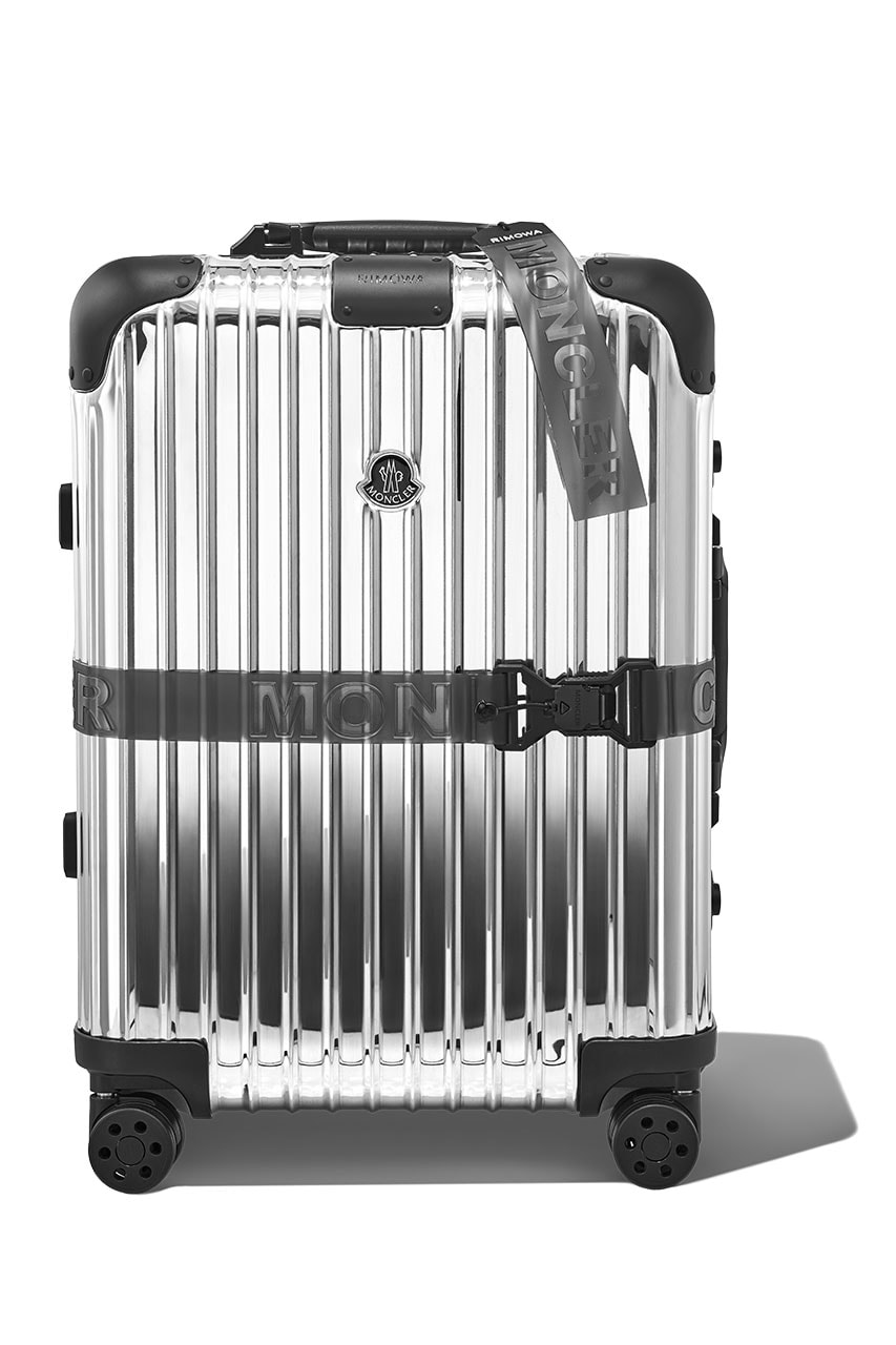 モンクレール リモワ リフレクション Moncler と RIMOWA のコラボスーツケース “Reflection” が公開 Moncler x RIMOWA "Reflection" Suitcase Collaboration luggage original cabin led ticker screen message genius