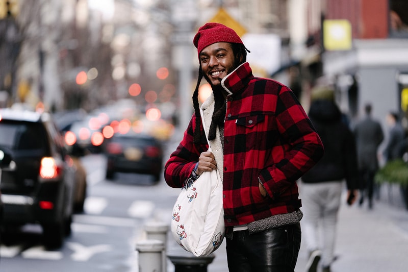 ストリートスタイル：2020年秋冬ニューヨークファッションウィーク Streetstyle：New York Fashion Week Men’s Fall/Winter 2020 New York Fashion Week Men's Fall/Winter 2020 Street Style Menswear Footwear Womenswear Looks Sneakers Outerwear Undercover x Supreme Louis Vuitton Virgil Abloh Off-White x Nike Tom Sachs Mars Yard Dior Kim Jones Scarr's Pizza AF1