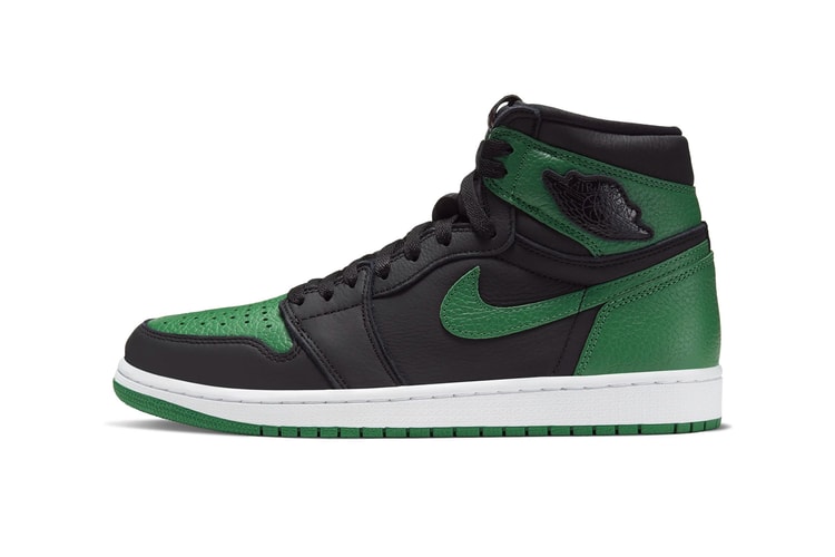 “Bred”の配色パターンを採用した Air Jordan 1 Retro High OG “Pine Green” が登場