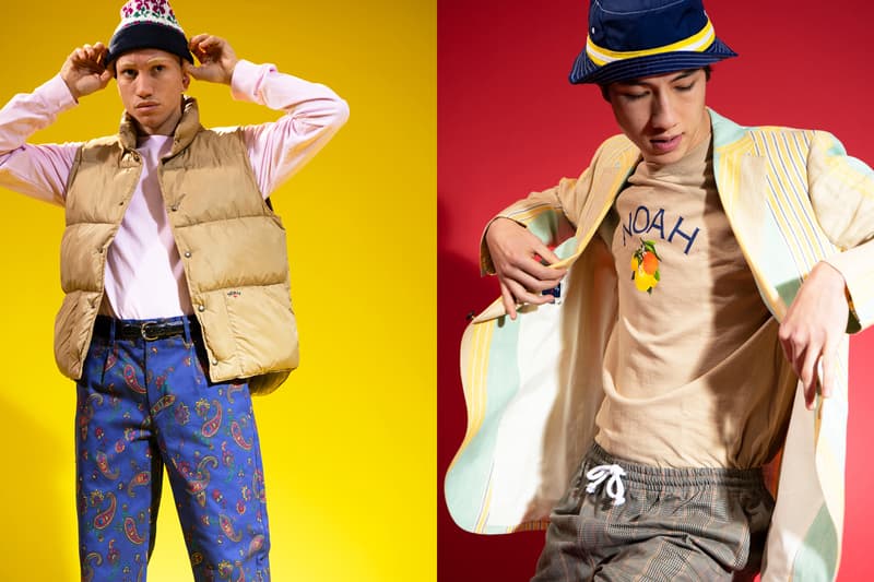 NOAH ノア Spring/Summer 2020 春夏 コレクション ルックブック Collection 海洋 保全 保護 環境 サステナビリティ Lookbook ss20 brendon babenzian beach ocean sustainable