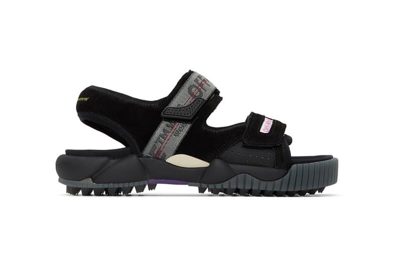 Off-White™ からトレッキング用のサンダルが登場 Off-White™ Oddsy Trekking Sandals: Blue, Beige, Black Hiking Trails ssense