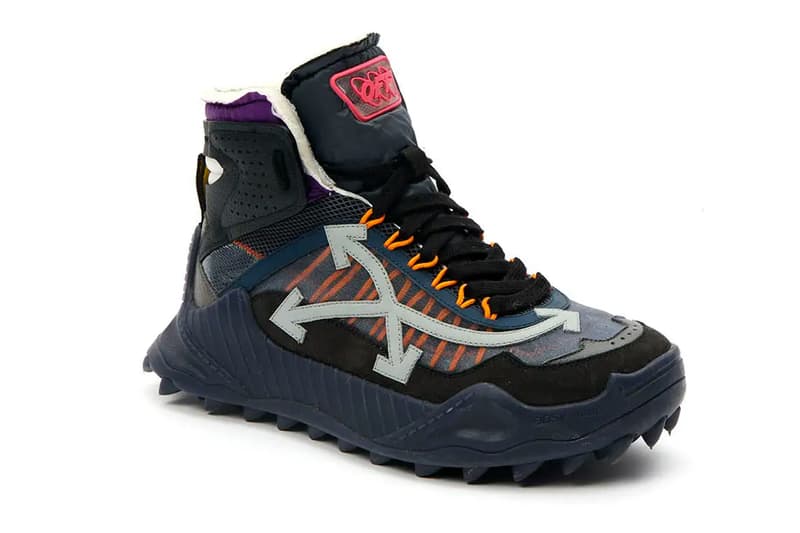 Off-White™️ から新作 ODSY ハイトップスニーカーが登場 Off-White Odsy High Top Sneaker White Pale Black Green Release virgil abloh the webster