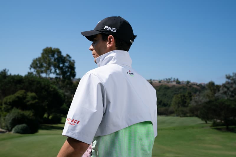 アディダス ゴルフ x パレスの全貌が明らかに Palace x adidas Golf SS20 Collection Lookbook Dustin Johnson Joaquin Niemann Sergio Garcia Sneaker glove sleeve towel hat pants shirt polo jacket