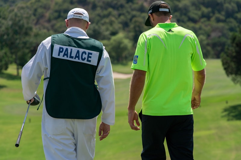 アディダス ゴルフ x パレスの全貌が明らかに Palace x adidas Golf SS20 Collection Lookbook Dustin Johnson Joaquin Niemann Sergio Garcia Sneaker glove sleeve towel hat pants shirt polo jacket