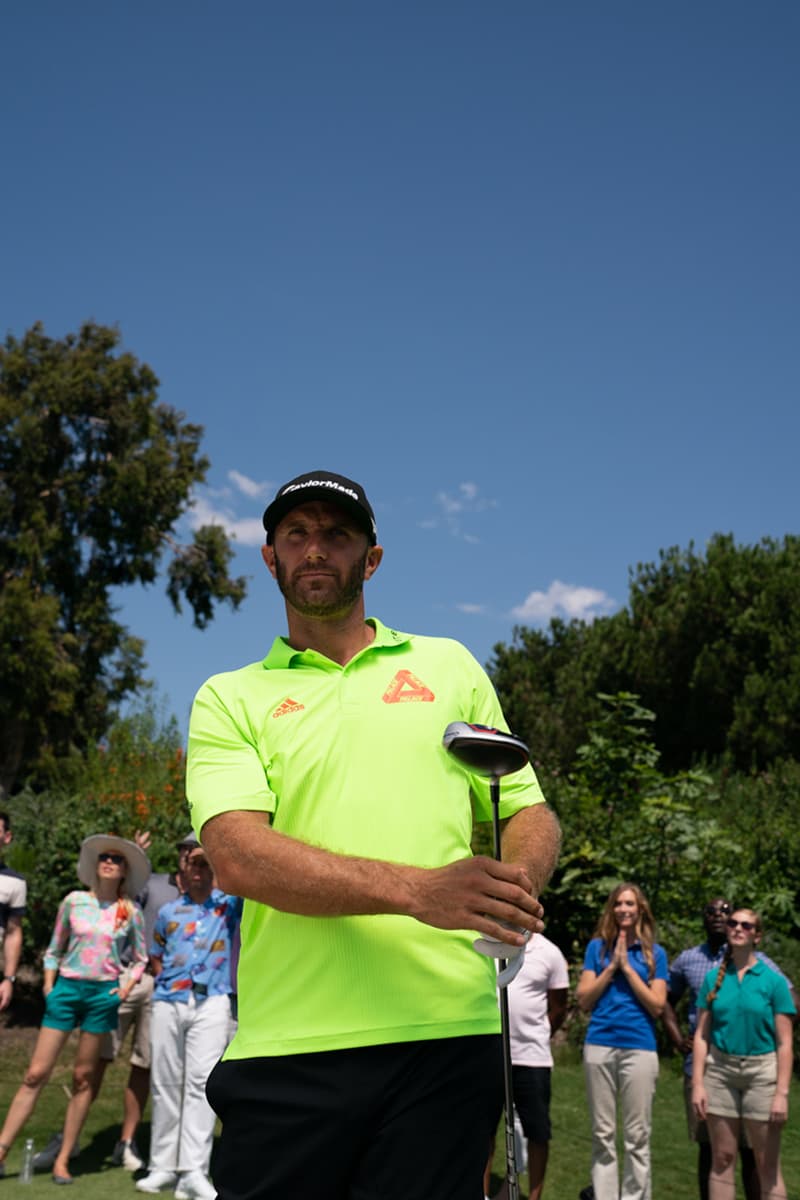 アディダス ゴルフ x パレスの全貌が明らかに Palace x adidas Golf SS20 Collection Lookbook Dustin Johnson Joaquin Niemann Sergio Garcia Sneaker glove sleeve towel hat pants shirt polo jacket