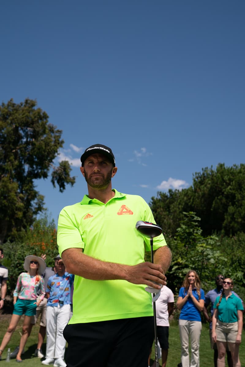 アディダス ゴルフ x パレスの全貌が明らかに Palace x adidas Golf SS20 Collection Lookbook Dustin Johnson Joaquin Niemann Sergio Garcia Sneaker glove sleeve towel hat pants shirt polo jacket