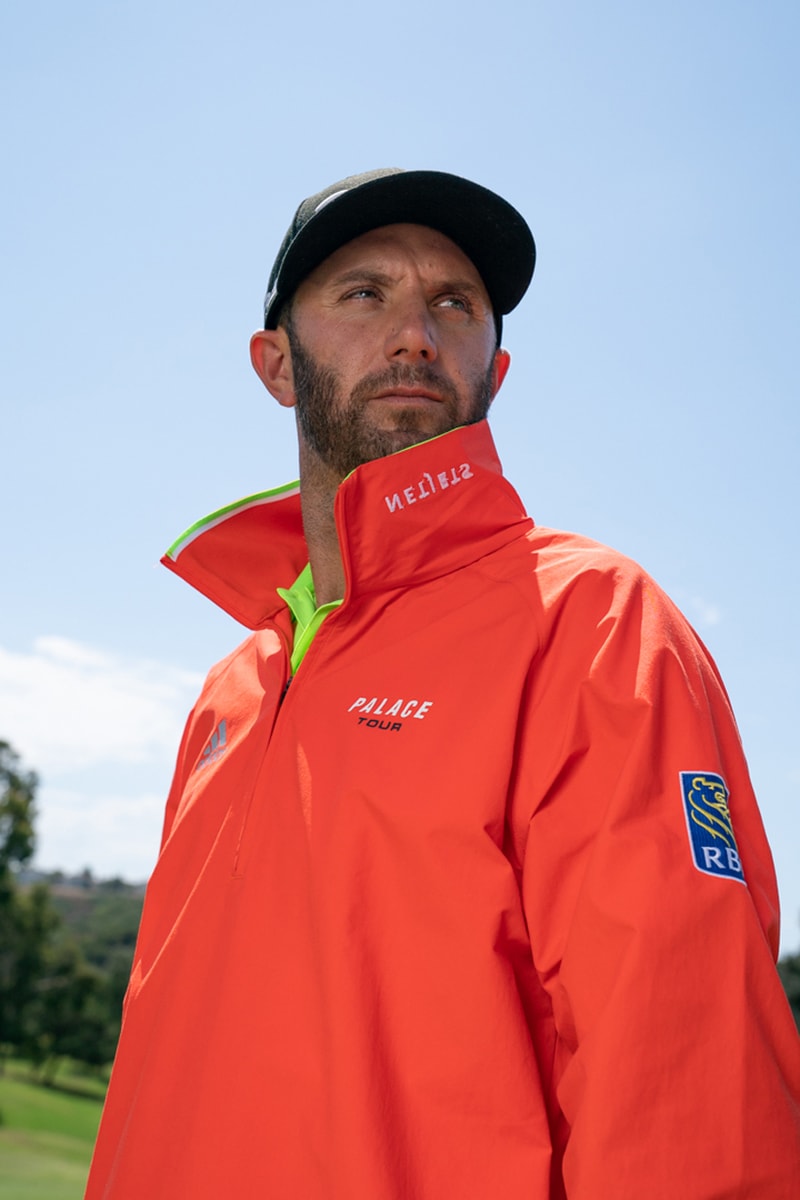 アディダス ゴルフ x パレスの全貌が明らかに Palace x adidas Golf SS20 Collection Lookbook Dustin Johnson Joaquin Niemann Sergio Garcia Sneaker glove sleeve towel hat pants shirt polo jacket