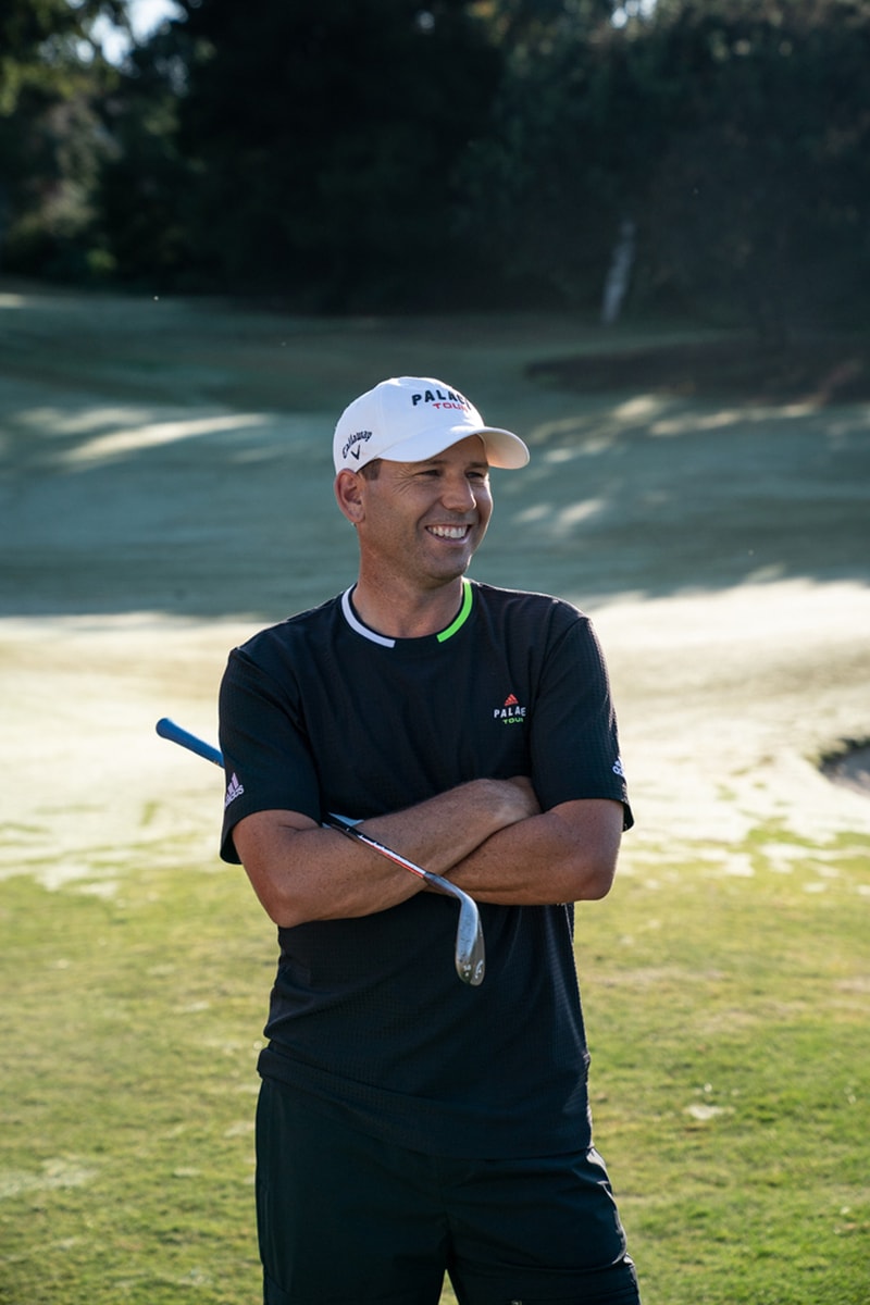 アディダス ゴルフ x パレスの全貌が明らかに Palace x adidas Golf SS20 Collection Lookbook Dustin Johnson Joaquin Niemann Sergio Garcia Sneaker glove sleeve towel hat pants shirt polo jacket