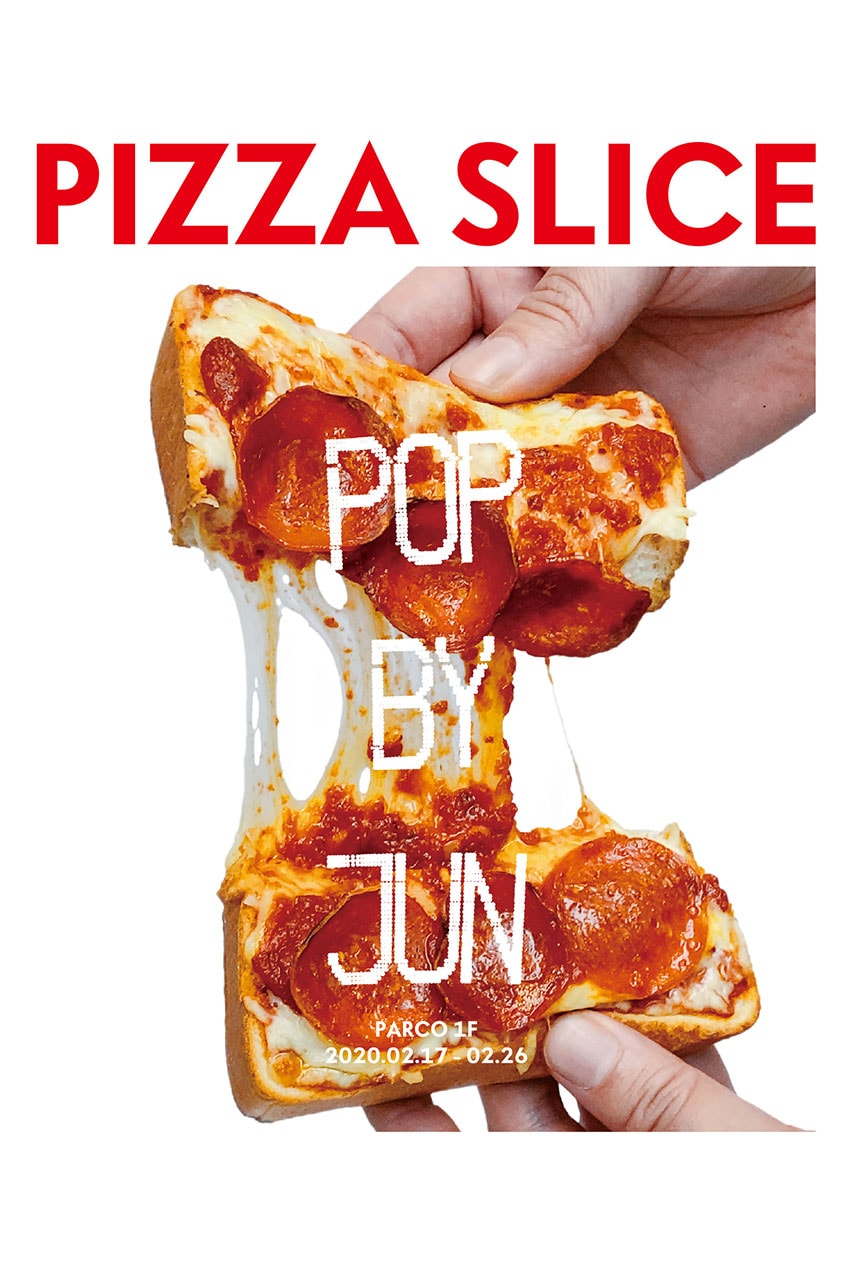 ピザスライス パルコ PIZZA SLICE が渋谷PARCO の POP BY JUN にてピザトーストを販売