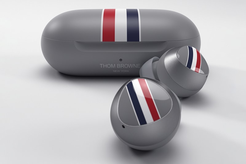 Samsung サムスン Thom Browne トム ブラウン Galaxy Z Flip Phone 新作 折りたたみ式 スマホ Buds+ Watch Active2 unpacked 限定 エディション コラボ ワイヤレス イヤホン ウォッチ ベルト event reveal release info date smartphone foldable phone fold