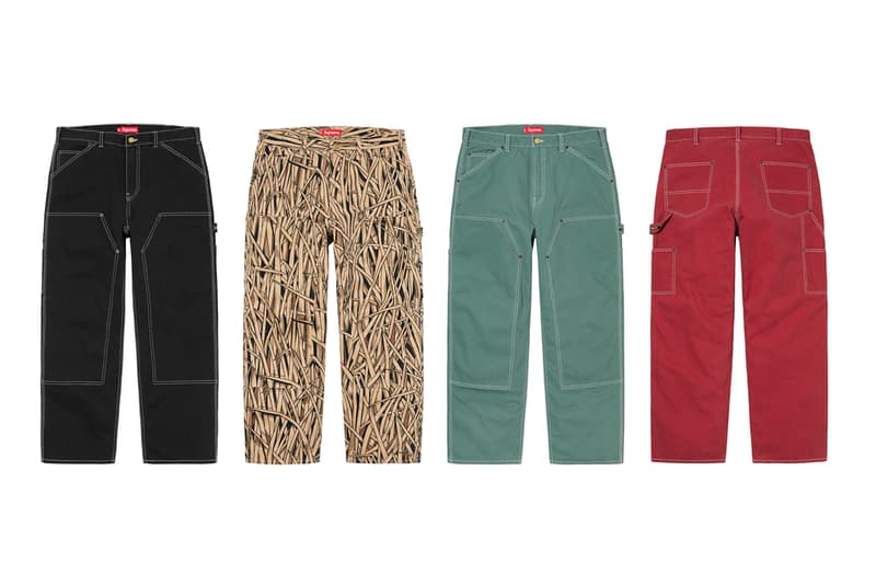 シュプリーム Supreme 2020年春夏コレクション ボトムス 〈Supreme〉のボトムスは、Tシャツやアクセサリー類などと比べると、やや印象が薄いかもしれないが、その確かなクオリティによって固定ファンが多いのも事実。今季はバンダナ柄をはじめ、Rammellzee(ラメルジー)、2019年9月に死去したシンガーソングライター/イラストレーター Daniel Johnston(ダニエル・ジョンストン)、Jamil GS(ジャミル・GS)、Keegan Dakkarといったアーティストやフォトグラファーの作品を大胆に使用した総柄ものが多く並ぶ。素材もデニムからコーデュロイ、スウェット、ナイロン、GORE-TEXまで、春夏ながら全シーズン対応可能なラインアップに。