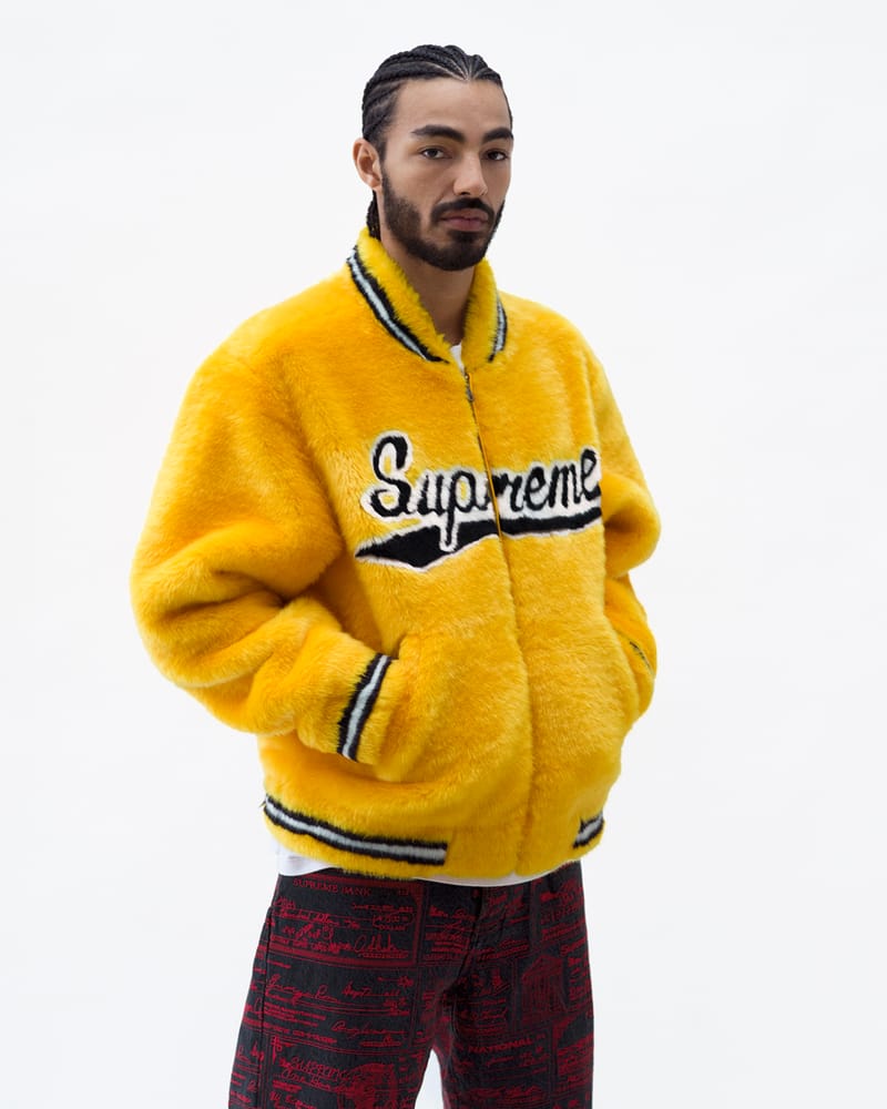 supreme sweater yellow