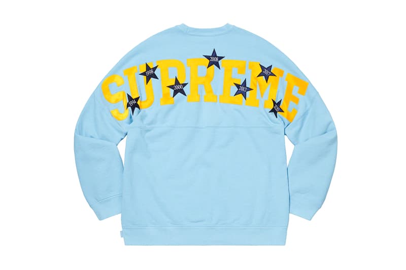 シュプリーム Supreme 2020年春夏コレクション スウェット 他カテゴリーと同様に、Rammellzee(ラメルジー)、Daniel Johnston(ダニエル・ジョンストン)、Keegan Dakkar(キーガン・ダッカー)といったアーティストの作品、〈Supreme〉の2001年カレンダーに使用されたJamil GS(ジャミル・GS)撮影による写真、アイコニックなNaomi Campbell(ナオミ・キャンベル)のポートレート写真にMark Gonzales(マーク・ゴンザレス)のドローイングをあしらったクルーネックといったコラボピースがラインアップ。そして、注目の今季のボックスロゴアイテムは、同系色の特殊な加工が施されたクルーネックがスタンバイする。