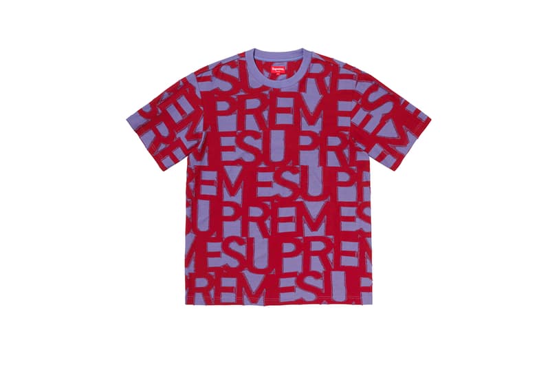 シュプリーム Supreme 2020年春夏コレクション トップス 2019年9月に亡くなったアメリカ人アーティスト Daniel Johnston（ダニエル・ジョンストン）のイラストが全面にプリントされた半袖シャツは、トップスの中では今季を象徴するアイテムといえる。グランジムーブメントにも多大な影響を与えた彼にオマージュを捧げたプロダクトはファンならずとも手に入れておきたいところ。Che Guevara（チェ・ゲバラ）のイラストが全面に配されたシャツや、ブルーのカラーが印象的なキューバシャツなど、キューバに関連したアイテムも登場。タトゥーアーティスト、Keegan Dakkar（キーガン・ダッカー）の作品がプリントされたバスケットボール・ジャージーもユニークな仕上がり。その他にもカラフルな切り替えが施されたラガーシャツや、ニューヨークの街並みが編み込まれたニットなど、〈Supreme〉らしい独自の解釈が施されたアイテムが揃う。