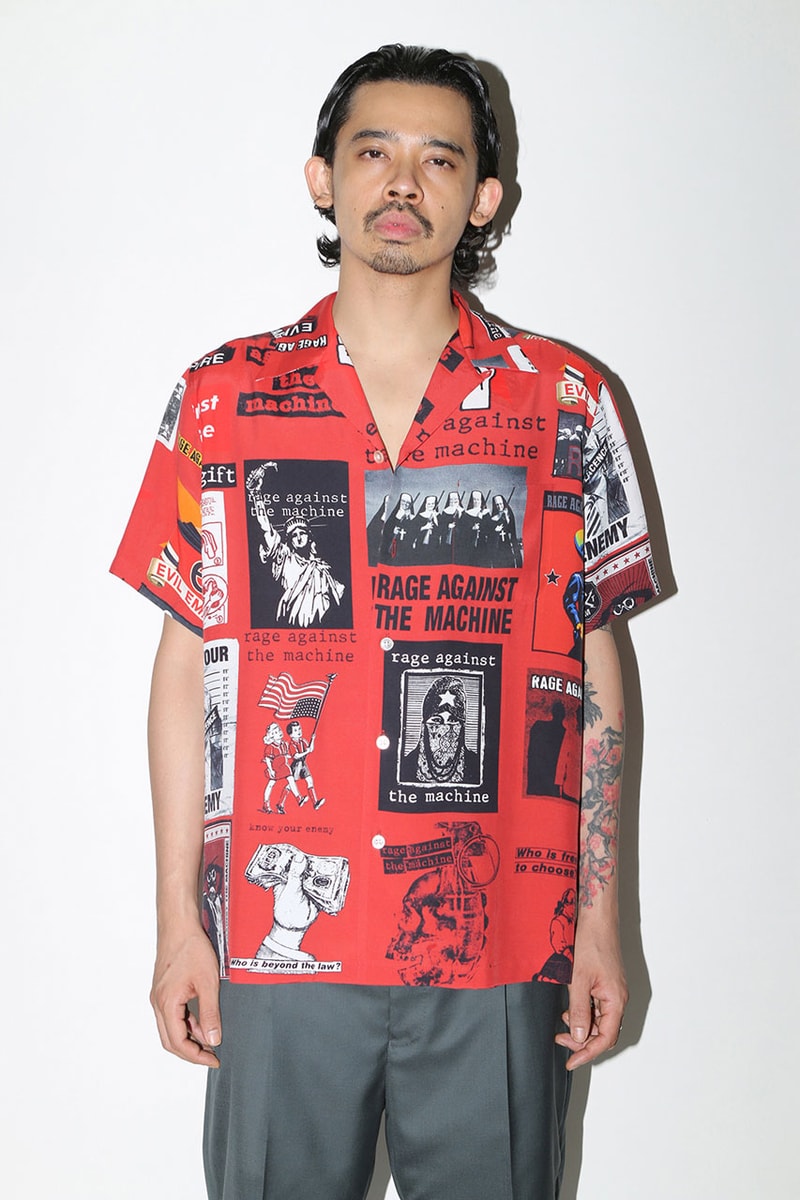 ワコマリア レイジ・アゲインスト・ザ・マシーン WACKO MARIA Spring/Summer 2020 Collection Lookbook ss20 jean michel basquiat rage against the machine tuff gong bob marley sublime