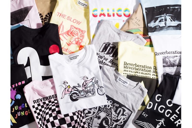 LA発の音楽クルー Reverberation Radio と THE SLOW のコラボTシャツが Ron Herman にて限定発売