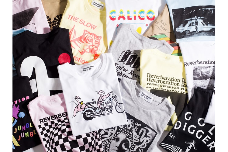 LA発の音楽クルー Reverberation Radio と THE SLOW のコラボTシャツが Ron Herman にて限定発売