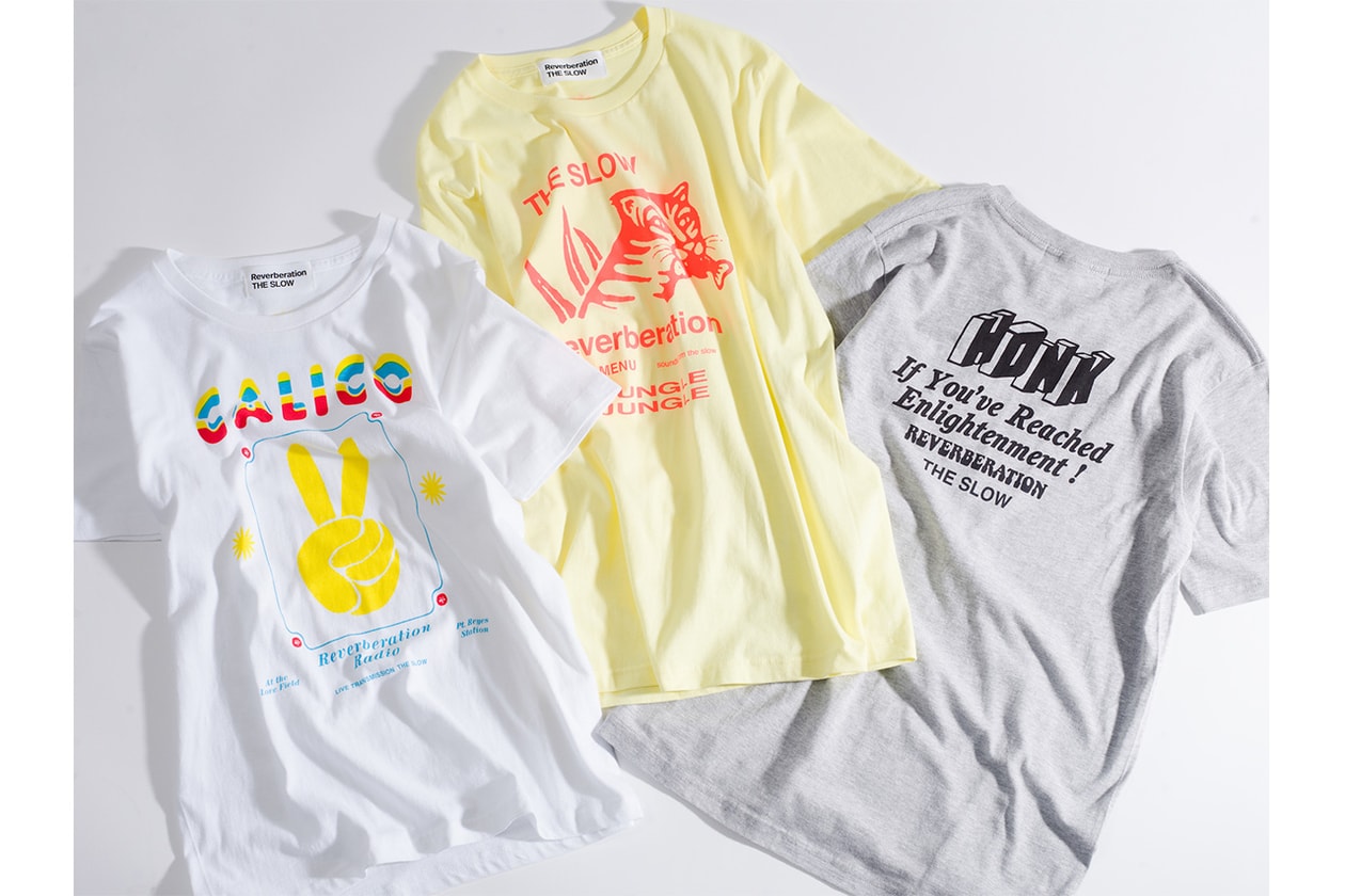 LA発の音楽クルー Reverberation Radio リバーブレーション レディオ と THE SLOW のコラボTシャツが Ron Herman ロンハーマン にて限定発売