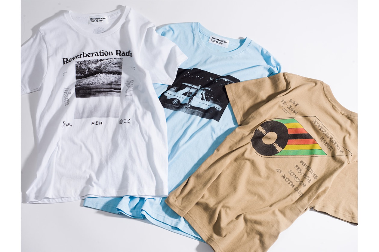 LA発の音楽クルー Reverberation Radio リバーブレーション レディオ と THE SLOW のコラボTシャツが Ron Herman ロンハーマン にて限定発売