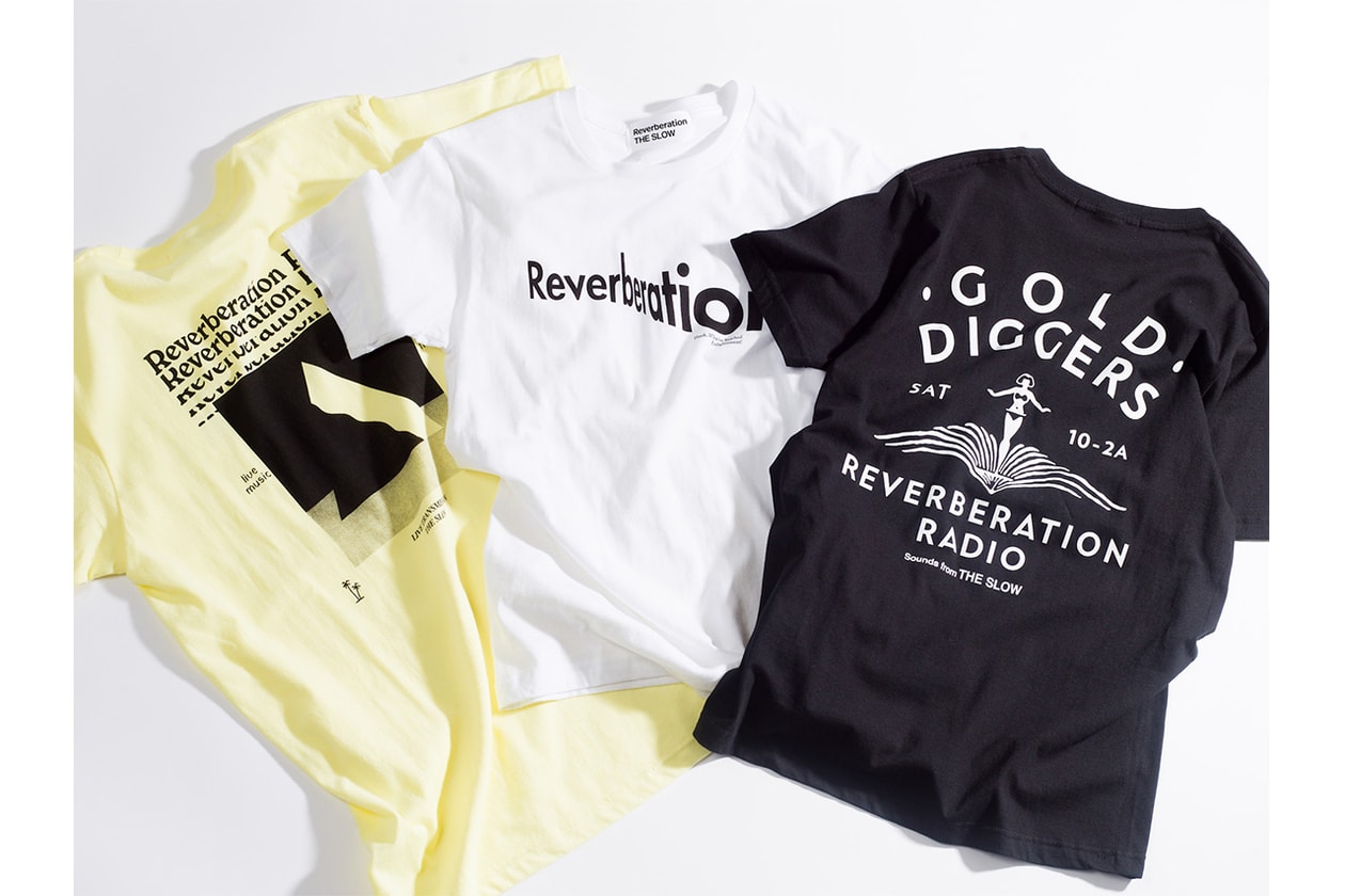 LA発の音楽クルー Reverberation Radio リバーブレーション レディオ と THE SLOW のコラボTシャツが Ron Herman ロンハーマン にて限定発売