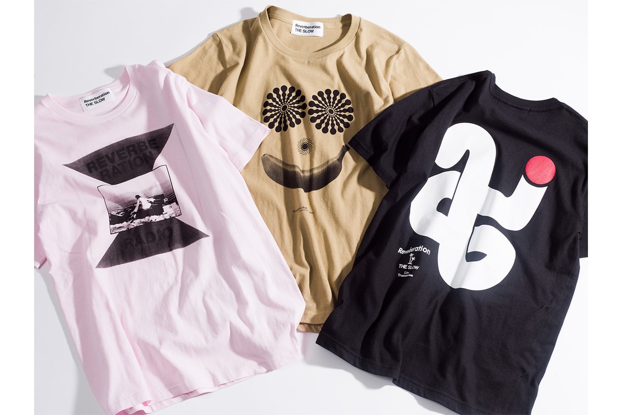 LA発の音楽クルー Reverberation Radio リバーブレーション レディオ と THE SLOW のコラボTシャツが Ron Herman ロンハーマン にて限定発売