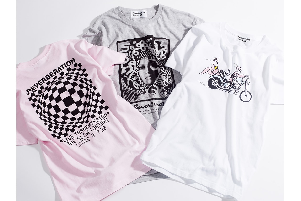 LA発の音楽クルー Reverberation Radio リバーブレーション レディオ と THE SLOW のコラボTシャツが Ron Herman ロンハーマン にて限定発売
