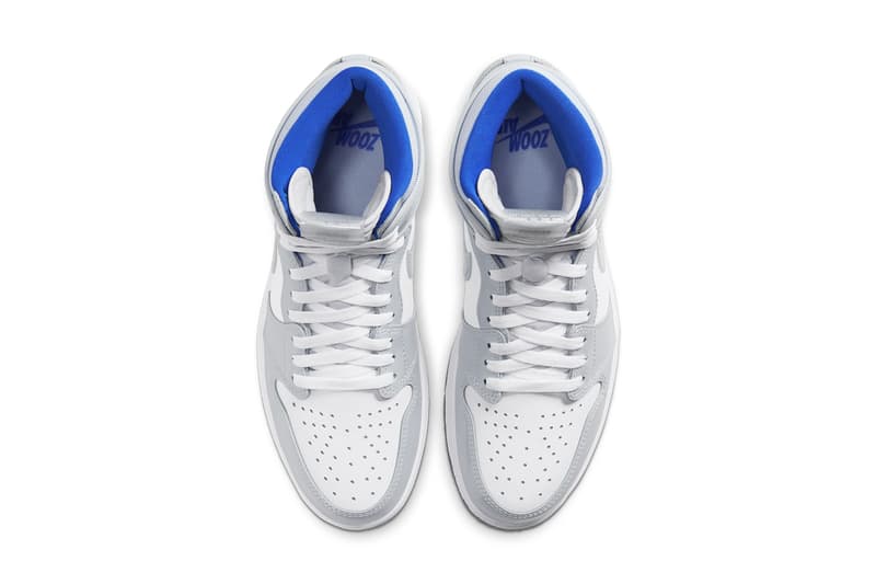 エアジョーダン 1 ハイ ズーム“レーサーブルー” 鮮やかなブルーを取り入れた Air Jordan 1 High Zoom “Racer Blue” が発売 air Jordan 1 high zoom air racer blue white grey CK6637 104 release date info photos price