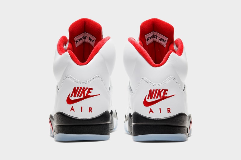 エアジョーダン5“Fire Red”の復刻リリース情報が解禁 air jordan 5 fire red da1911 102 2020 release date info photos price white black nike