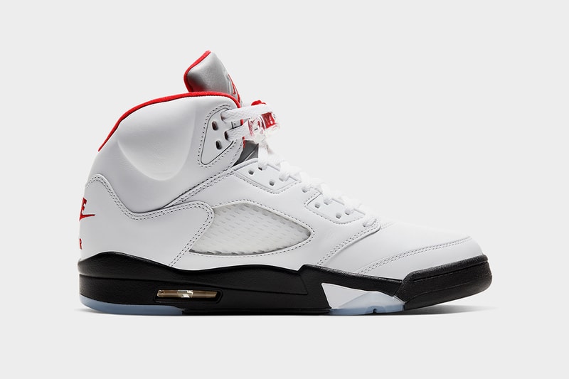 エアジョーダン5“Fire Red”の復刻リリース情報が解禁 air jordan 5 fire red da1911 102 2020 release date info photos price white black nike