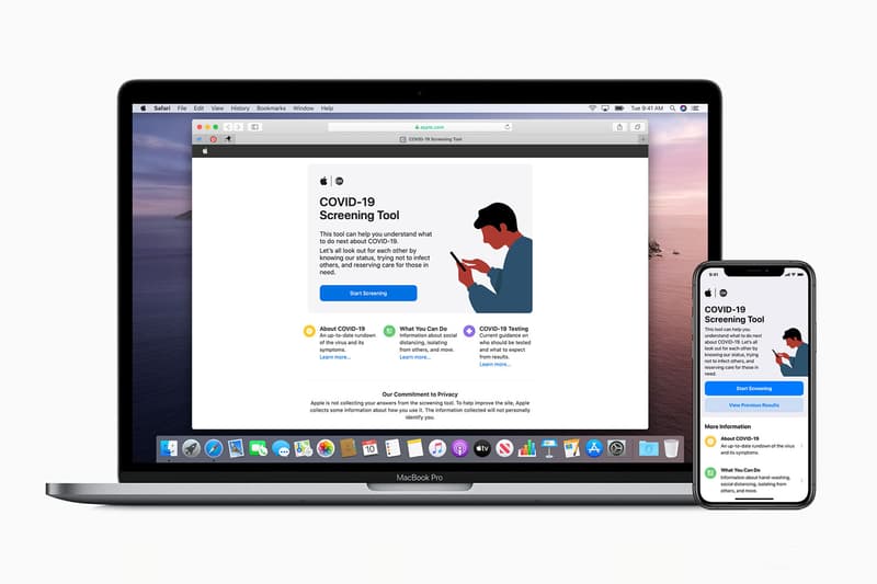 アップル Apple が新型コロナウイルスの自己診断が可能なアプリとウェブサイトを公開 Apple COVID 19 Screening App Website CDC Guidelines coronavirus siri seek testing emergency care Federal Emergency Management Agency fema pandemic illness symptoms