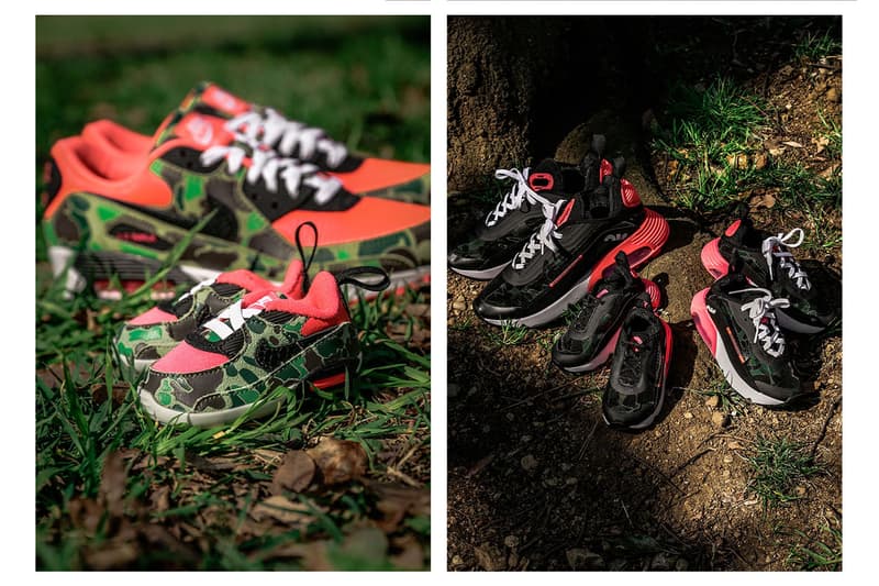 アトモスがナイキ エアマックス atmos が Nike Air Max 90/2090 “Duck Camo” のローンチを記念したカプセルコレクションを発表