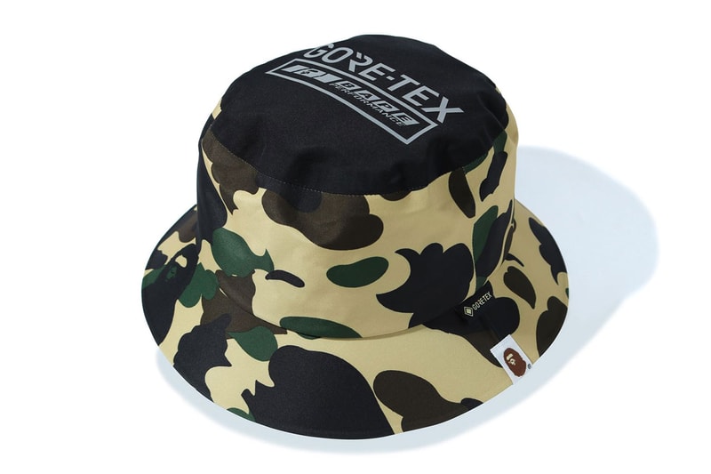 ベイプ ゴアテックス BAPE®️ から GORE-TEX を採用したカプセルコレクションが登場 BAPE GORE-TEX Capsule Spring/Summer 2020 Collection parka jacket pants track bucket hat shark mouth logo print graphic ss20 release date info buy march 28