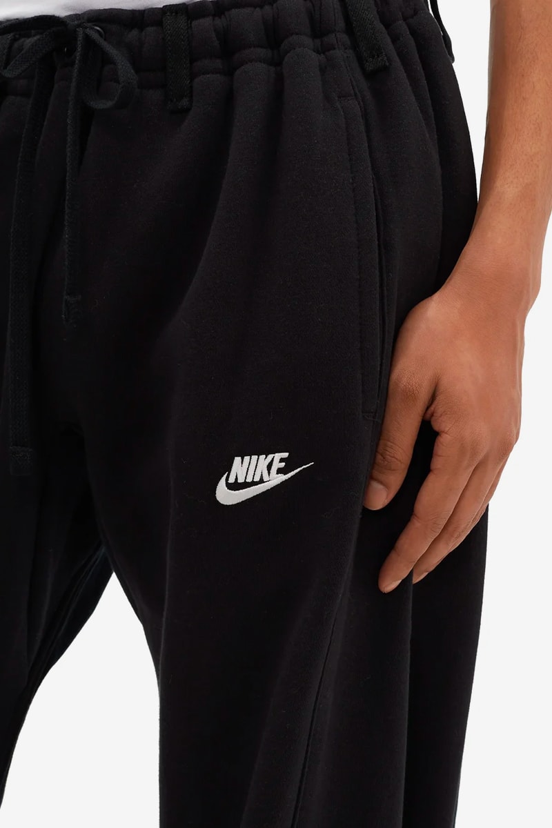 ナイキとリーバイスをドッキングさせたリメイクパンツの新作が登場 BLESS Nike Levis Upcycled Jersey Denim Track Pants release matchesfashion Release Info Black Beigi