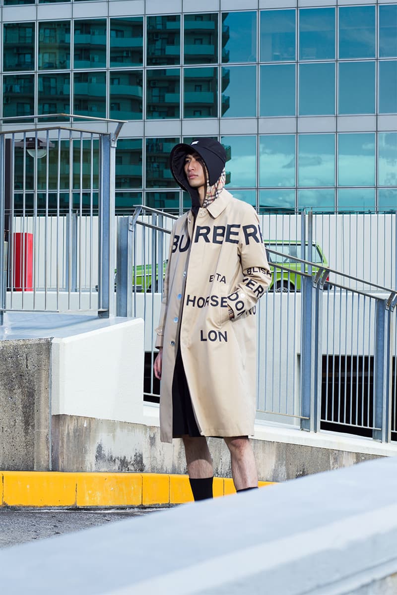 アイコニックな Burberry バーバリー のコートをテーマに HYPEBEAST ハプビースト がビジュアライズ