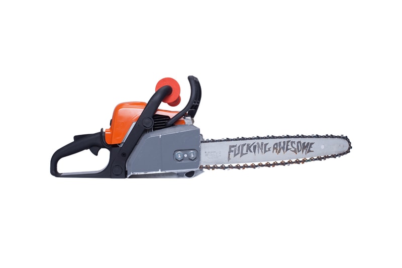 Fucking Awesome が2020年コアコレクションのドロップ第1弾のアイテムを公開 Fucking Awesome 2020 Core First Release Chainsaw Skate Deck Keychain T-shirt Blanket Painting 