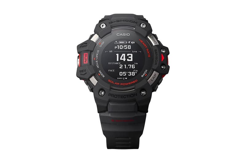 G-SHOCK から心拍計の機能が備え付けられた新モデルが登場 G Shock GBD H1000 1A7 Watch Casio Japanese japan heart rate monitor GPS altimeter barometric pressure bearing temperature acceleration sensors spring summer 2020 collection