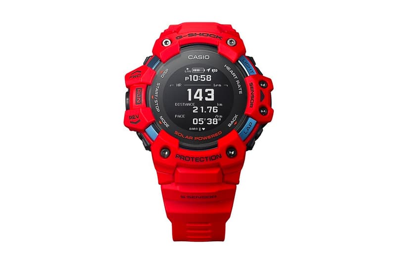G-SHOCK から心拍計の機能が備え付けられた新モデルが登場 G Shock GBD H1000 1A7 Watch Casio Japanese japan heart rate monitor GPS altimeter barometric pressure bearing temperature acceleration sensors spring summer 2020 collection