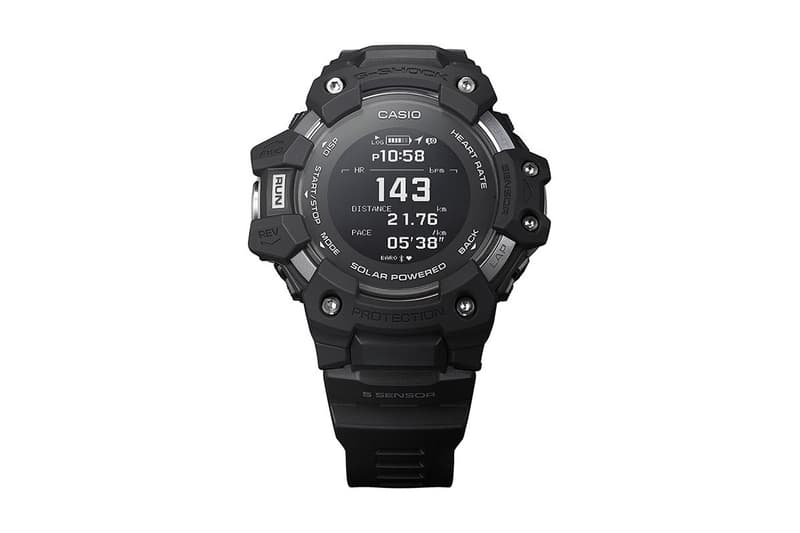 G-SHOCK から心拍計の機能が備え付けられた新モデルが登場 G Shock GBD H1000 1A7 Watch Casio Japanese japan heart rate monitor GPS altimeter barometric pressure bearing temperature acceleration sensors spring summer 2020 collection