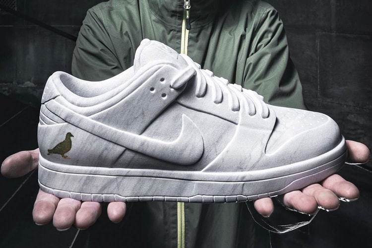 Staple から大理石製の Nike SB Dunk Low “Pigeon” が登場