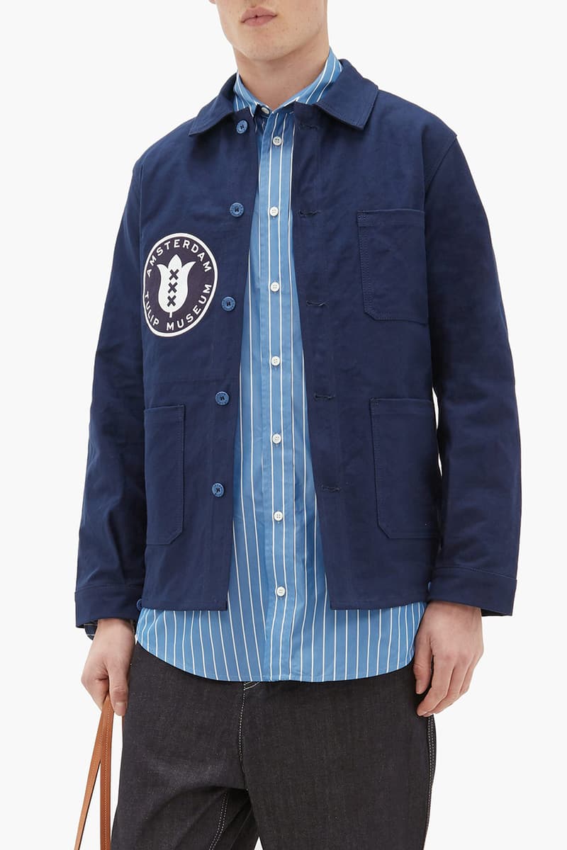 ジュンヤ ワタナベ マン ル・ラブルール Junya Watanabe Man × Le Laboureur がコラボカプセルコレクションを発表 junya watanabe le labourer spring summer 2020 ss20 chore coat jacket white navy st john amsterdam tulip museum buy cop purchase release information detai