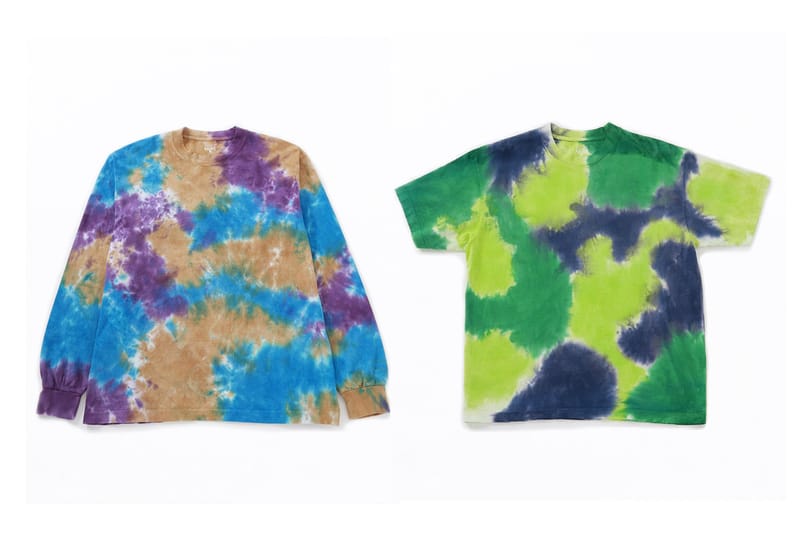 SUICOKE 定番のタイダイ染めを MINE の MADE IN USA ボディに落とし込んだTシャツが登場