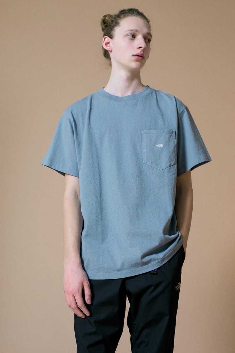 north face purple label tee