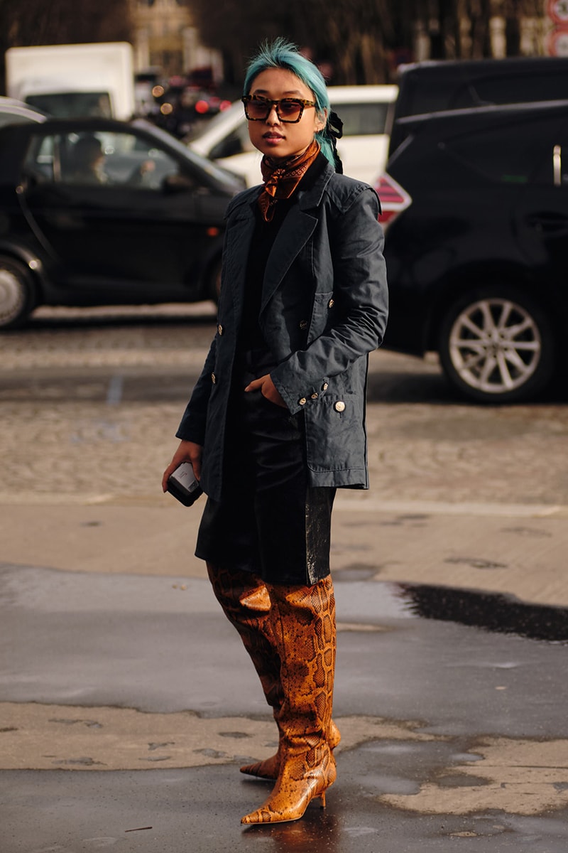 ストリートスタイル：2020年秋冬シーズンのパリ・ファッションウィーク ウィメンズ Streetstyle：Paris Fashion Week Fall/Winter 2020 Paris Fashion Week Fall/Winter 2020 Streetstyle Womenswear Looks HYPEBAE Spotted Bella Hadid Kaia Gerber Michéle Lamy Dior Maison Margiela Louis Vuitton Jordans LOEWE Rick Owens Alexa Chung