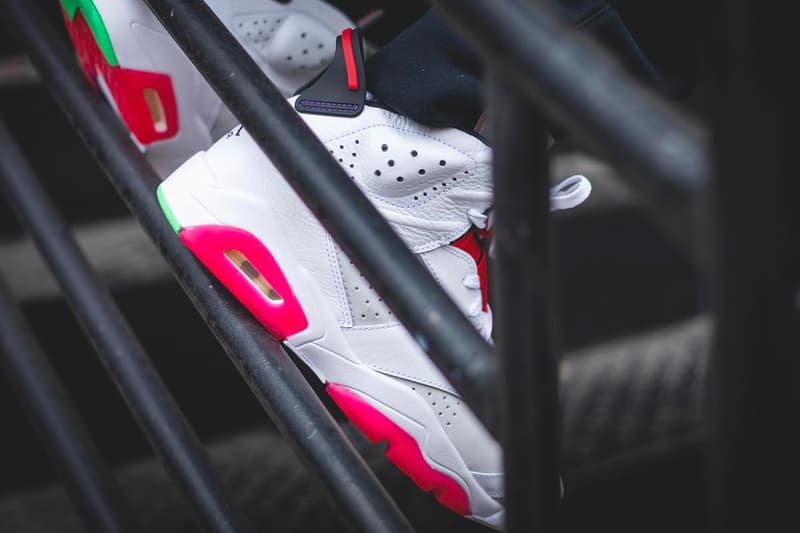 バッグス・バニー Bugs BunnyをテーマとしたAir Jordan 6"Hare"が登場 Nike Air Jordan 6 Hare Closer Look CT8529-062 space jam lebron james bugs bunny Lebron James