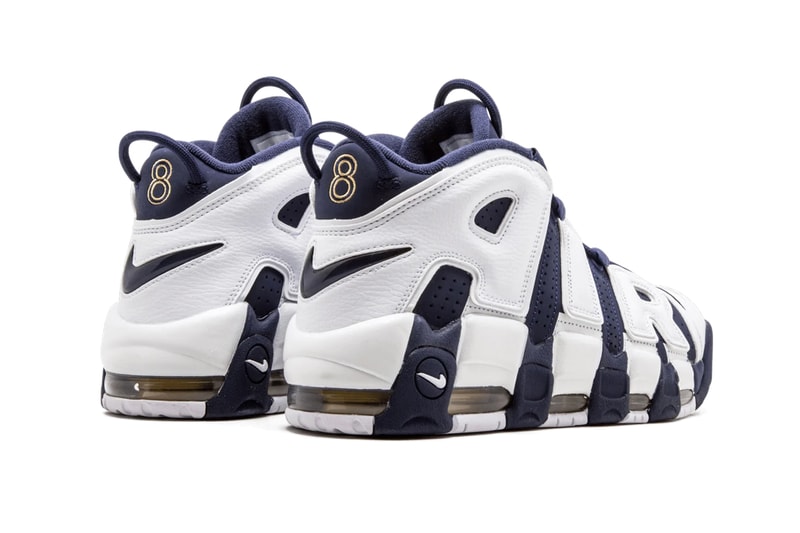 ナイキ エア モアアップテンポのオリンピックモデルが復刻リリース ピッペン nike air more uptempo olympic scottie pippen white midnight navy metallic gold university red usa basketball 414962 104 release date info photos price